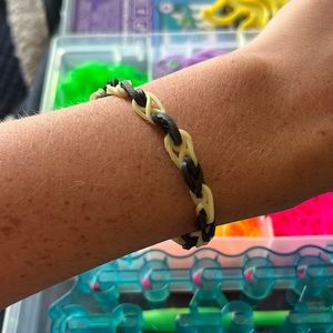 Black & yellow bracelet